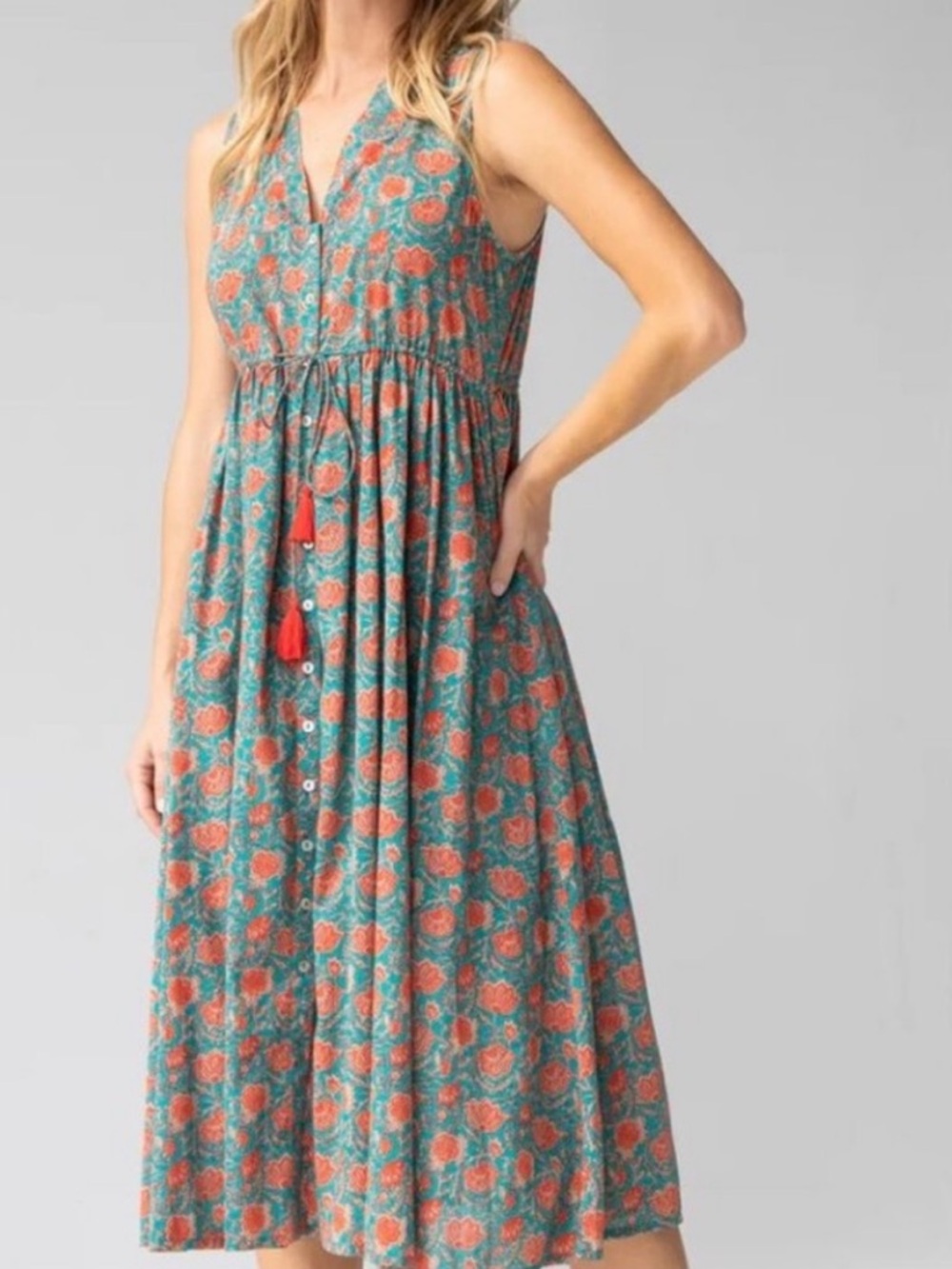 Natural Life Amelia Cotton Sleeveless shirt Dress